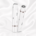 Bikini Trimmer for Women, Electric Shaver and Razor Rechargeable 2-In-1 Body and Facial Epilator, Dual Heads for Painless Trimming of Pubic Hair, Face, Underarms and Legs, Summer Gift,Dorm Essentials Tiktokshopbacktoschool