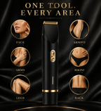 Bikini Trimmer for Women, Electric Shaver and Razor Rechargeable 2-In-1 Body and Facial Epilator, Dual Heads for Painless Trimming of Pubic Hair, Face, Underarms and Legs, Summer Gift,Dorm Essentials Tiktokshopbacktoschool
